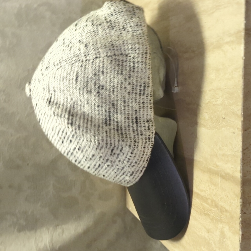 Vince Camuto Hat With Leather Like Brim